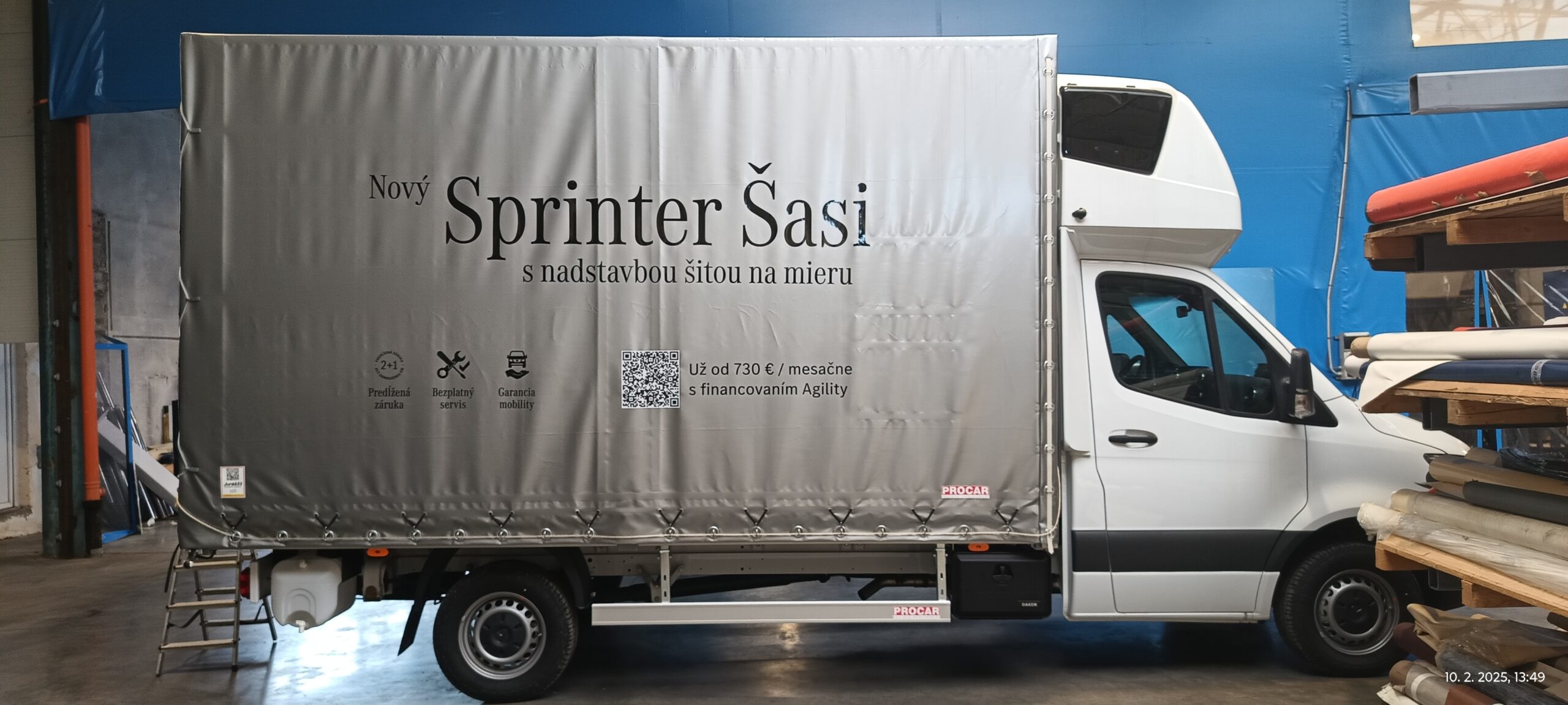 Autoplachta z recyklátu - prvý slovenský výrobca